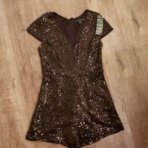 Sequined Romper